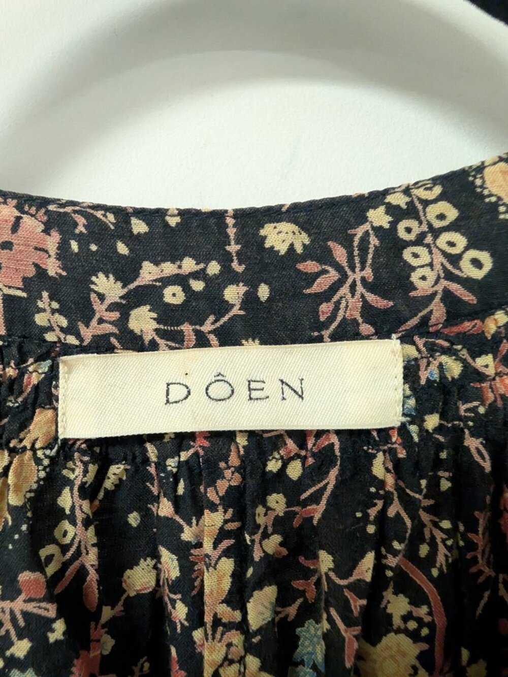 Doen Jardin Boho Floral Relaxed Fit Dress *missing belt - Picture 12 of 14